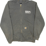 CARHARTT Loose Fit SER Construction Mens Jacket Grey Hooded L