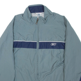 REEBOK Womens Track Jacket Green UK 14