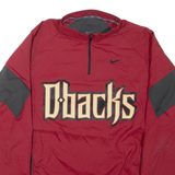NIKE Mens Pullover Jacket Red M