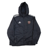 ADIDAS Mens Jacket Black Hooded L