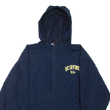 CHAMPION UC Irvine Mens Pullover Jacket Blue USA Hooded M