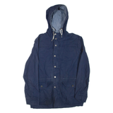 TOMMY HILFIGER Mens Jacket Blue Hooded S