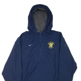 NIKE West Bay Nuggets Mens Pullover Jacket Blue USA Hooded XL