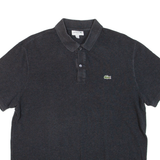 LACOSTE Slim Fit Mens Polo Shirt Grey 2XL