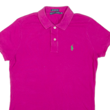 RALPH LAUREN Skinny Fit Mens Polo Shirt Pink M