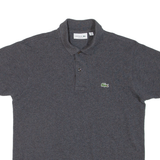 LACOSTE Mens Polo Shirt Grey S