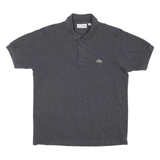 LACOSTE Mens Polo Shirt Grey S