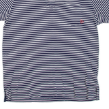 POLO RALPH LAUREN Mens Polo Shirt Blue Striped M