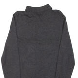 BEN SHERMAN Mens Polo Shirt Grey Long Sleeve XS