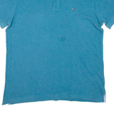 TOMMY HILFIGER Mens Polo Shirt Blue L