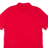 TOMMY HILFIGER Slim Fit Mens Polo Shirt Red 2XL