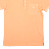 DIESEL Mens Polo Shirt Orange L