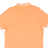 DIESEL Mens Polo Shirt Orange L