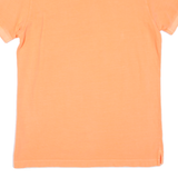 DIESEL Mens Polo Shirt Orange L