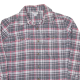CARHARTT Womens Flannel Shirt Grey Check Long Sleeve M