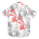 MARRAKECH Mens Shirt White Crazy Pattern M
