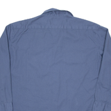 DICKIES Mens Worker Shirt Blue Long Sleeve XL