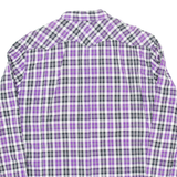 G-STAR Mens Shirt Purple Check Long Sleeve XL