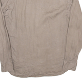 TIMBERLAND Slim Fit Mens Plain Shirt Brown Long Sleeve M