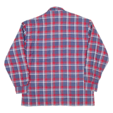 Mens Lumberjack Shirt Blue Check Long Sleeve M