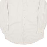 LEVI'S Mens Plain Shirt Beige Long Sleeve S