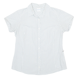 COLUMBIA Womens Shirt Blue Check L