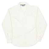 WOOLRICH Mens Plain Shirt Cream Long Sleeve M