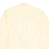 NAUTICA Mens Plain Shirt Yellow Long Sleeve M