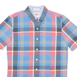 LEVI'S Slim Fit Mens Shirt Blue Check S