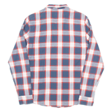 LEE Mens Shirt Blue Check Long Sleeve M