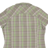 COLUMBIA Womens Shirt Green Check M