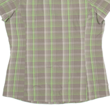 COLUMBIA Womens Shirt Green Check M