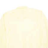 ICE WATER Mens Plain Shirt Yellow Long Sleeve XL