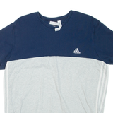 ADIDAS Mens T-Shirt Blue L