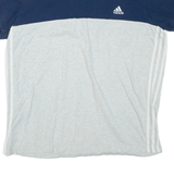 ADIDAS Mens T-Shirt Blue L