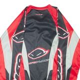UFO SPORTSWEAR Mens Jersey Red Long Sleeve V-Neck M
