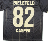 Mens Jersey Black V-Neck 2XL