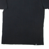 DICKIES Mens T-Shirt Black V-Neck 2XL