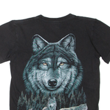 ROCK EAGLE Wolf Womens T-Shirt Black S