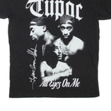 PULL & BEAR Tupac Womens T-Shirt Black S