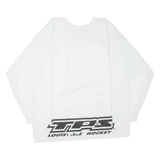 Louisville Hockey Mens Jersey White Long Sleeve USA V-Neck L