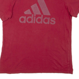 ADIDAS Mens T-Shirt Red L