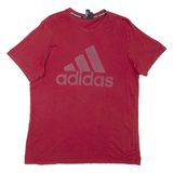 ADIDAS Mens T-Shirt Red L