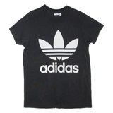 ADIDAS Womens T-Shirt Black UK 10