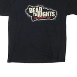 FRUIT OF THE LOOM Dead To Rights Mens T-Shirt Black L