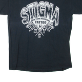 GILDAN Mens T-Shirt Black USA L