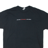 GILDAN Mens T-Shirt Black XL