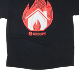 GILDAN Mens T-Shirt Black XL