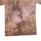 THE MOUNTAIN Native American Mens Tie Dye T-Shirt Brown 90s USA L