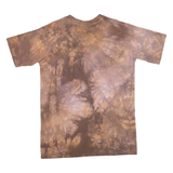 THE MOUNTAIN Native American Mens Tie Dye T-Shirt Brown 90s USA L